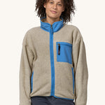 Patagonia Women's Synchilla Fleece Jacket - Oatmeal Heather/Blue Bird