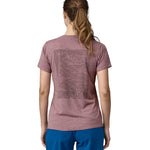 Chemise graphique Patagonia Capilene Cool Daily pour femme - Mauve orageux