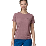 Chemise graphique Patagonia Capilene Cool Daily pour femme - Mauve orageux