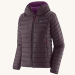 Veste à capuche Patagonia pour femmes Down Sweater - Prune Obsidienne