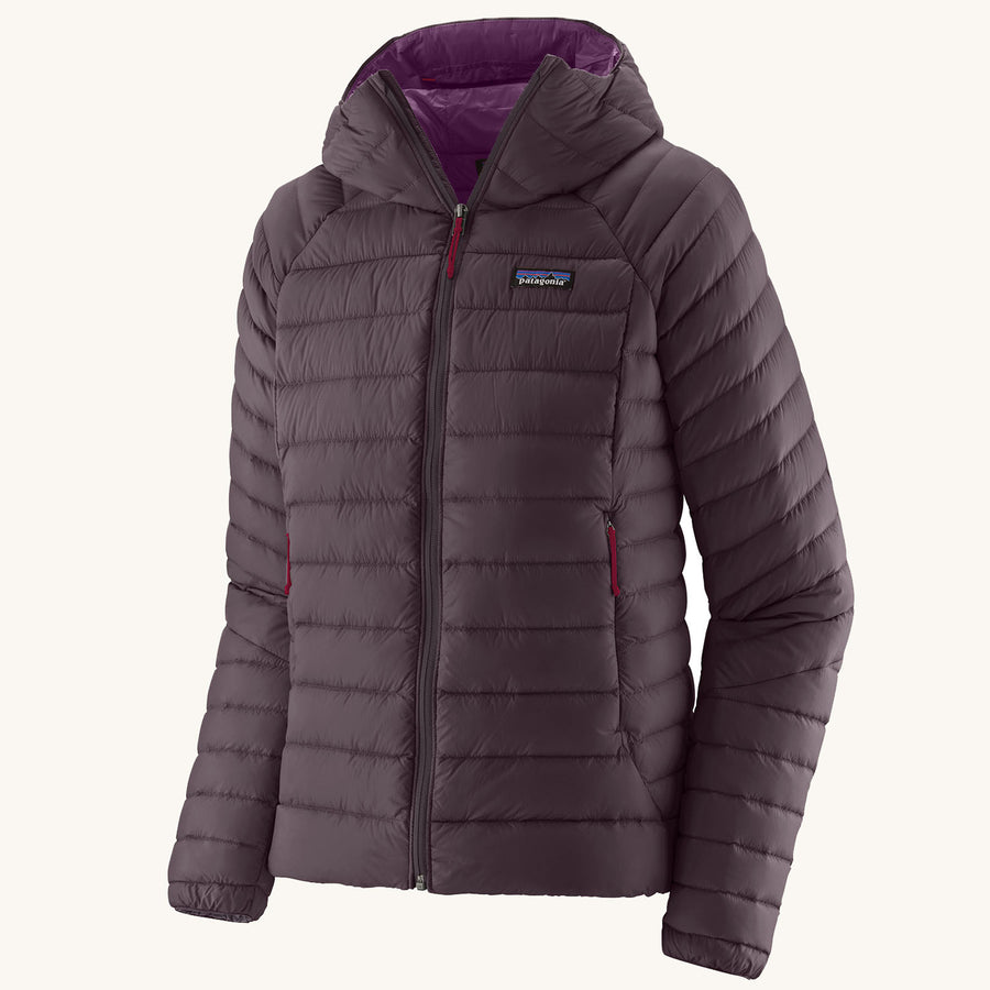 Patagonia Women's Down Sweater Hoody - Obsidian Plum