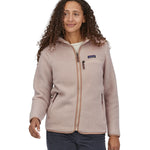 Patagonia Women's Retro Pile Fleece Hoody Jacket - Shroom Taupe