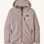 Patagonia Women's Retro Pile Fleece Hoody Jacket - Shroom Taupe