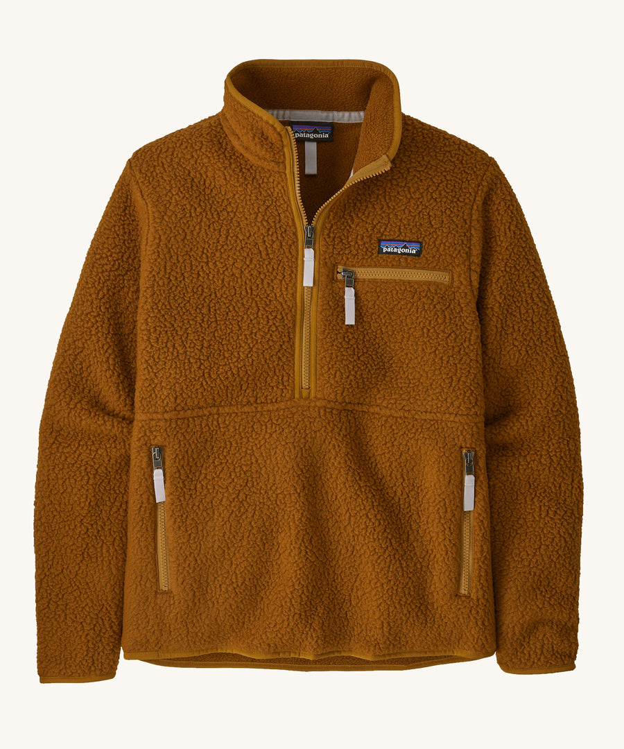 Patagonia Women's Retro Pile Marsupial in Shelter Brown pictured on a plain background