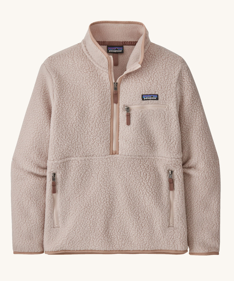 Patagonia Women's Retro Pile Marsupial in Shroom Taupe on a plain background