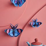 Studio Roof Peacock Butterflies Cardboard Model - 3 Pack