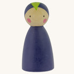 Peepul Aubergine Peg Doll