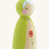 Peepul Red Poppy Peg Doll