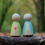 Peepul Red Poppy Peg Doll