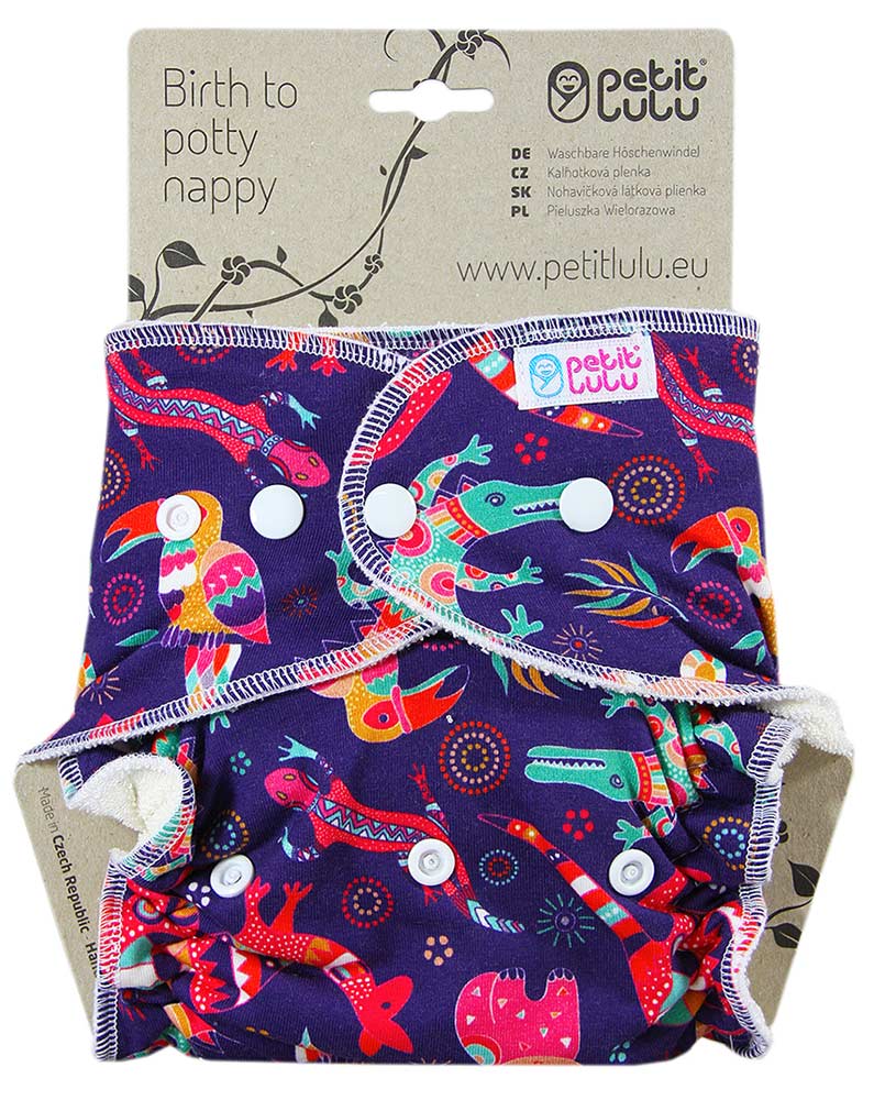 Petit Lulu One-Size Fitted Nappy Snaps