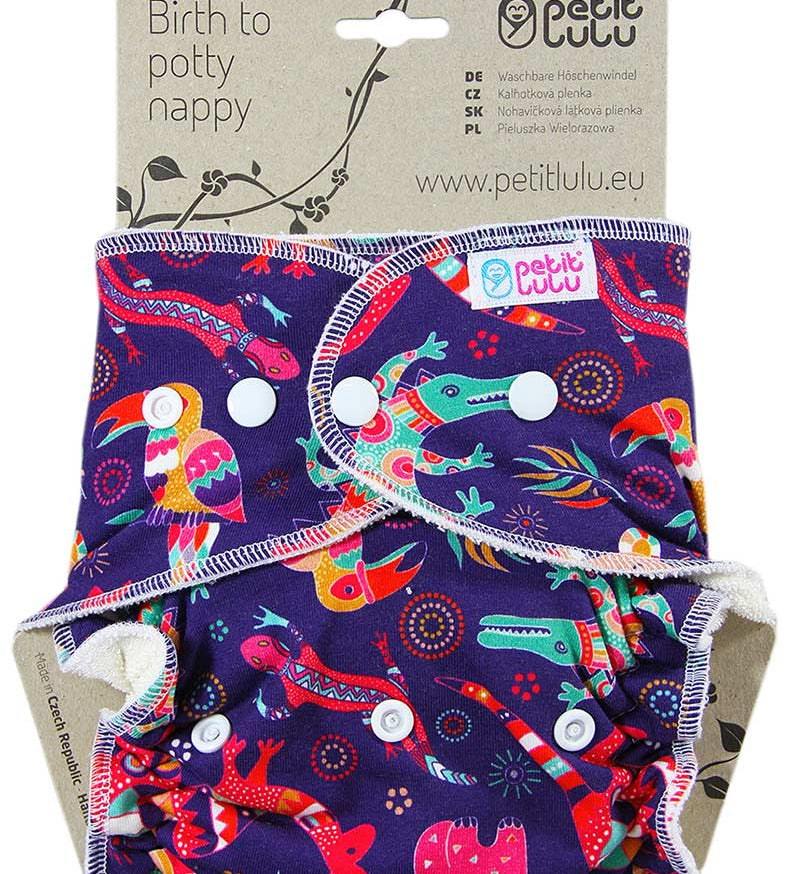 Petit Lulu One-Size Fitted Nappy Snaps