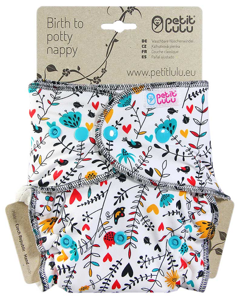 Petit Lulu One-Size Fitted Nappy Snaps