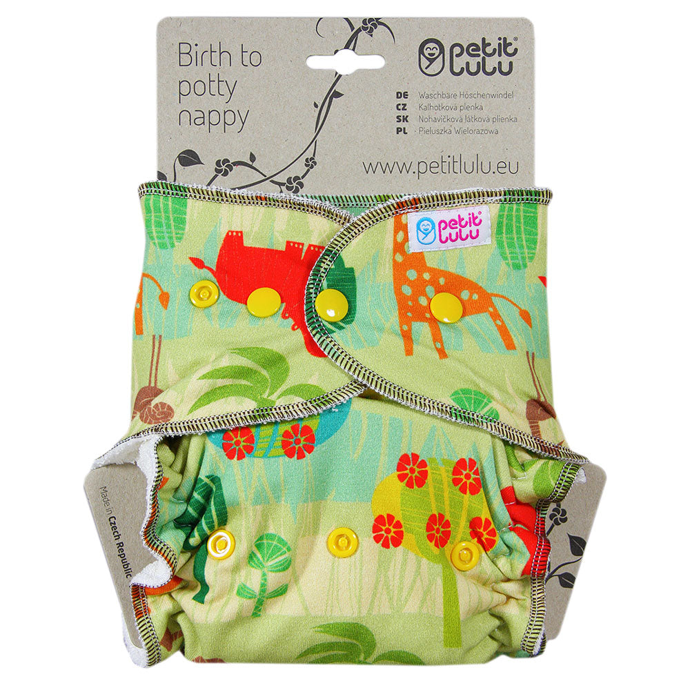 Petit Lulu One-Size Fitted Nappy Snaps