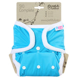 Petit Lulu SIO Complete Nappy Snaps - Blue