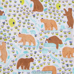 Piccalilly Baby Muslin Swaddle - Baby Bear