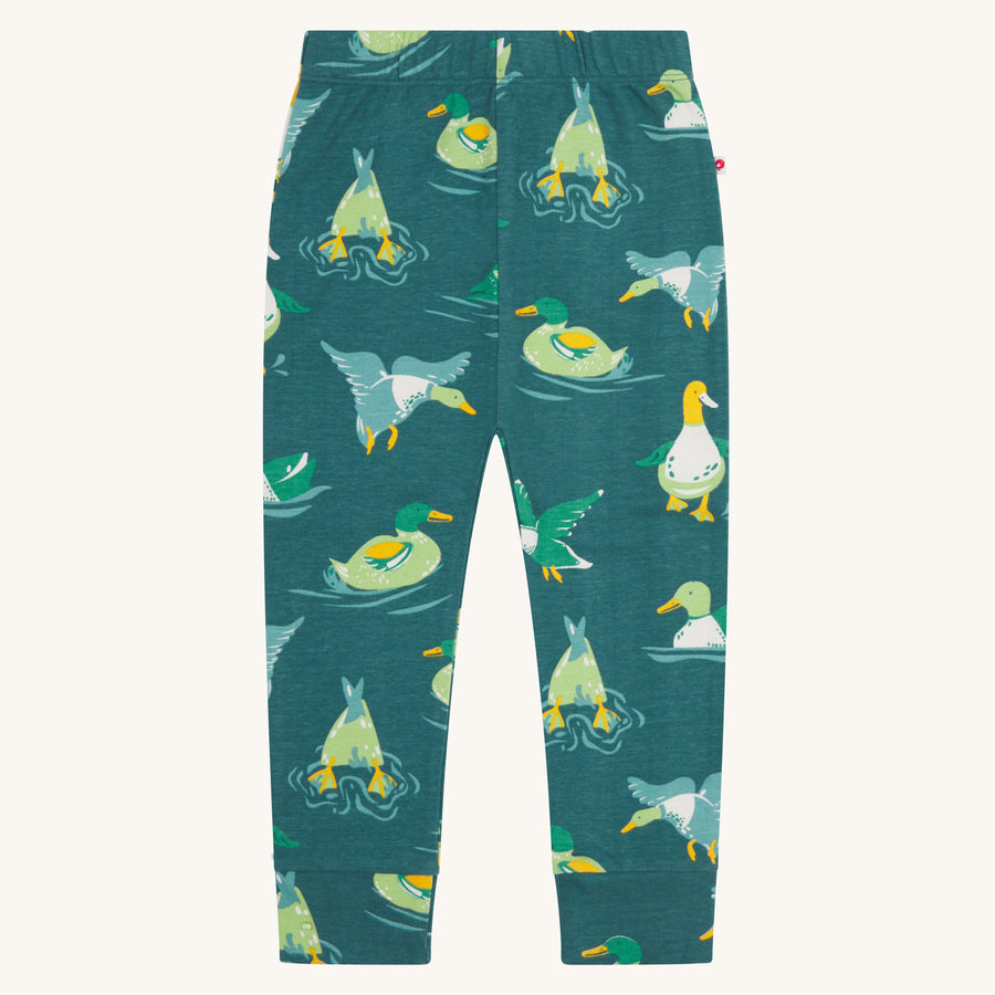 Piccalilly Duck And Dive Leggings pictured on a plain background 