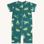 Piccalilly Duck And Dive Organic Shortie Romper