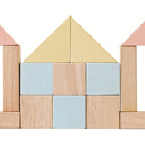 PlanToys 40 Unit Pastel Blocks