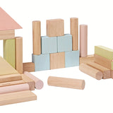 PlanToys 40 Unit Pastel Blocks