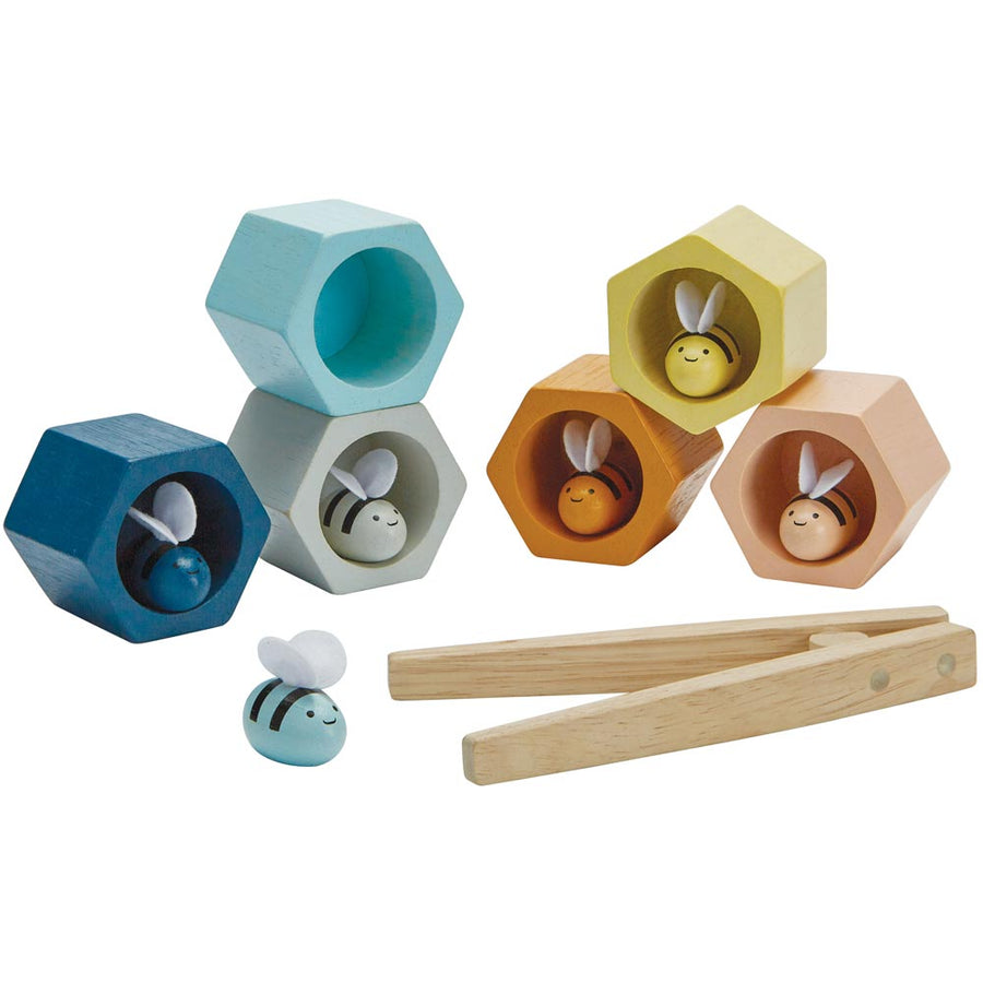 Plan Toys Bee Hives - Orchard colours