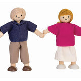 Plan Toys Dolls House Family - White Skin, Blonde Hair