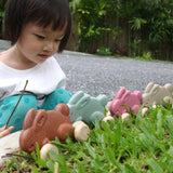 Plan Toys Push Along Bunny - Grey