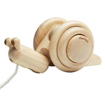 Plan Toys Pull Along Natural Snail