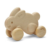 Plan Toys Push Along Bunny - White