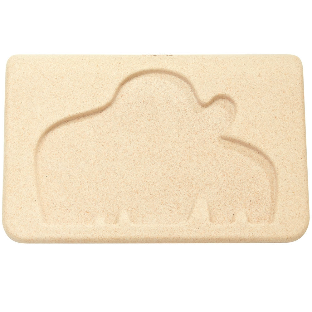 The base of the PlanToys Elephant Puzzle on a plain background. 