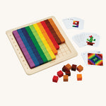 PlanToys 100 Rainbow Counting Cubes