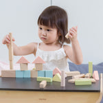 PlanToys 40 Unit Pastel Blocks