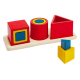 Plan Toys Puzzle de formes assorties et emboîtables