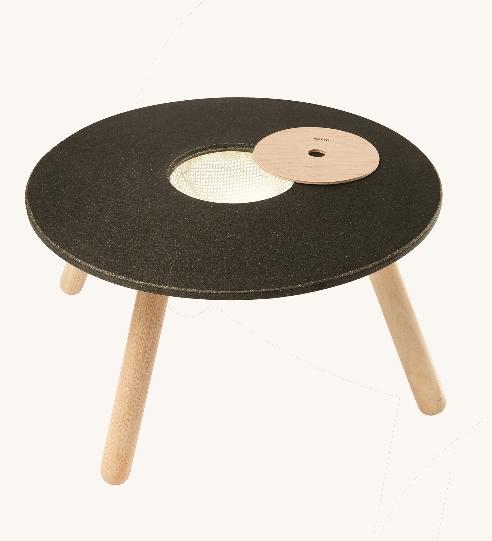 The PlanToys Round children's Table on a plain background. 