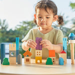 Blocs de paysage urbain en bois PlanToys