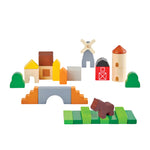 PlanToys Wooden Country Blocks