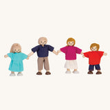 PlanToys Dolls House Family - White Skin, Blonde Hair