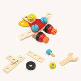 The PlanToys 40-Piece Construction Set on a plain background.