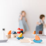 PlanToys Wooden Marina Blocks