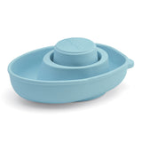 Plan Toys Jouet de Bain Bateau en Caoutchouc Naturel - Bleu Pastel