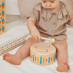 PlanToys Solid Drum - Pastel