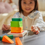 Plan Toys Blocs de fractions colorés