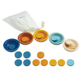 Plan Toys Sort & Count Cups - Orchard