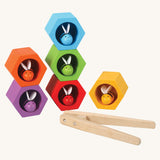 PlanToys Bee Hives Rainbow