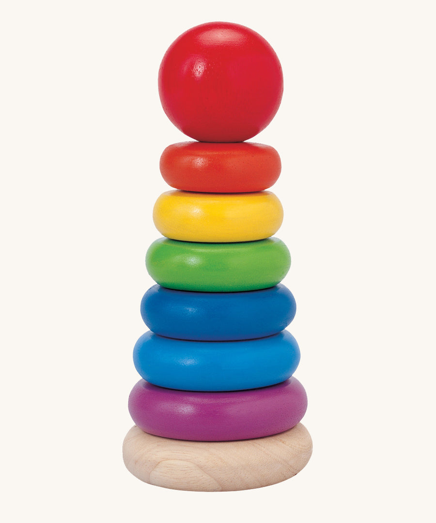 The PlanToys Stacking Ring on a plain background. 