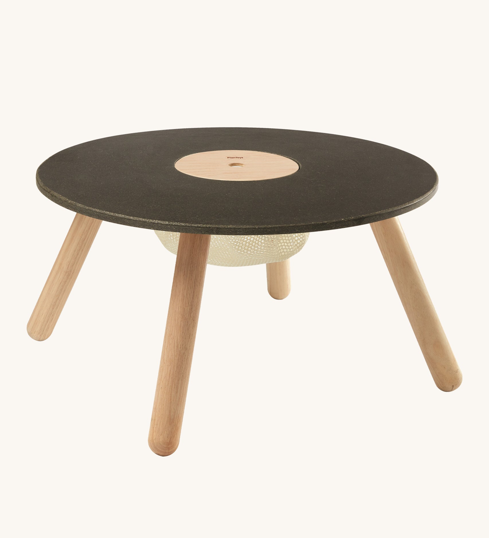 The PlanToys Round children's Table on a plain background. 