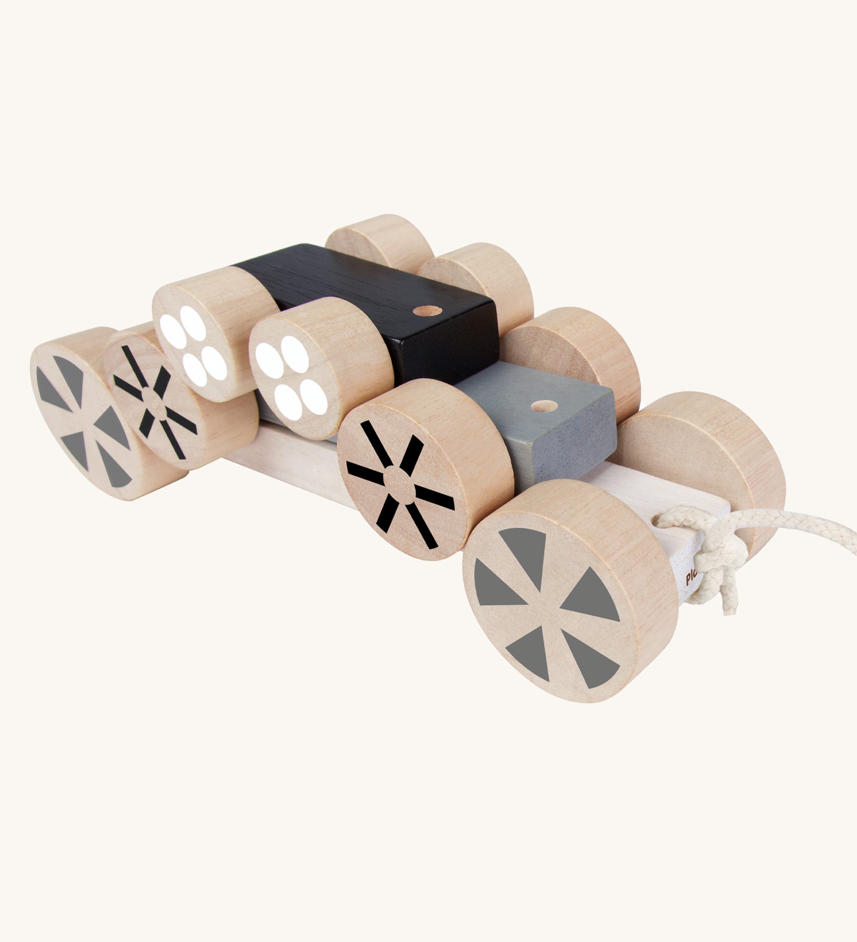 PlanToys Stacking Wheels on a plain background.