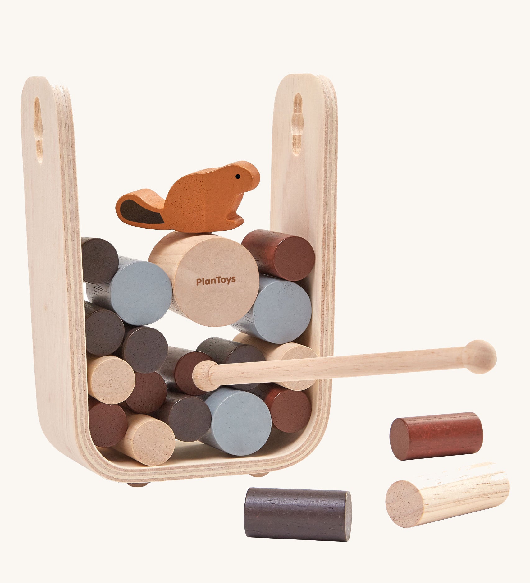 PlanToys Timber Tumble Game on a plain background. 