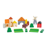 PlanToys Wooden Country Blocks