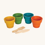 PlanToys Four Flower Pots Set