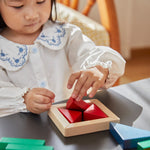 Plan Toys Coloured Fraction Blocks